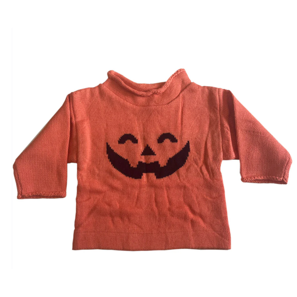 Jack-O-Lantern Cotton Rollneck Sweater|9930