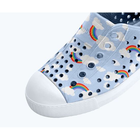 Jefferson Native Shoes- Rainbow/Sky Blue