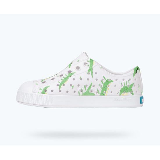 Jefferson Print Native Shoes- Alligators/ Shell White