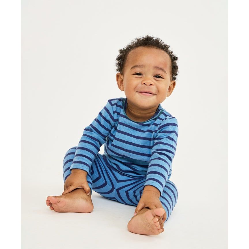 Andy Baby Legging, Ocean Stripe|9391