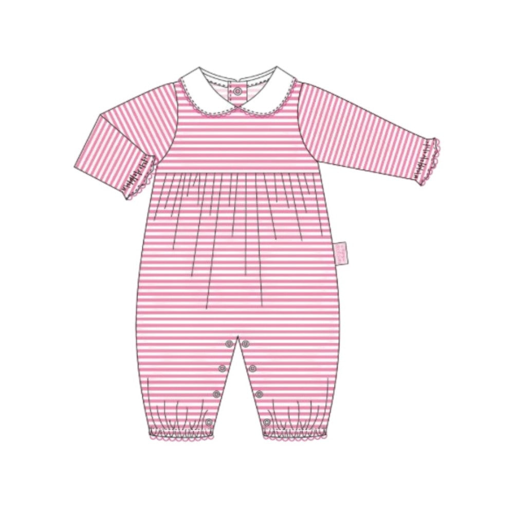 Pippa Pima Playsuit-Bubblegum Stripe|13210