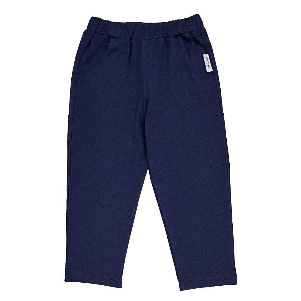 Essential Pima Pull-On Pants - Nautical Navy|9932