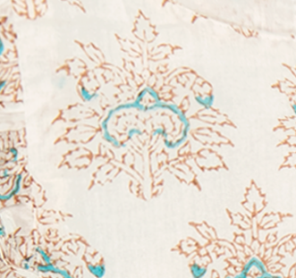 Sophie Tassel Dress- Ocean Aqua Rapsody|11797