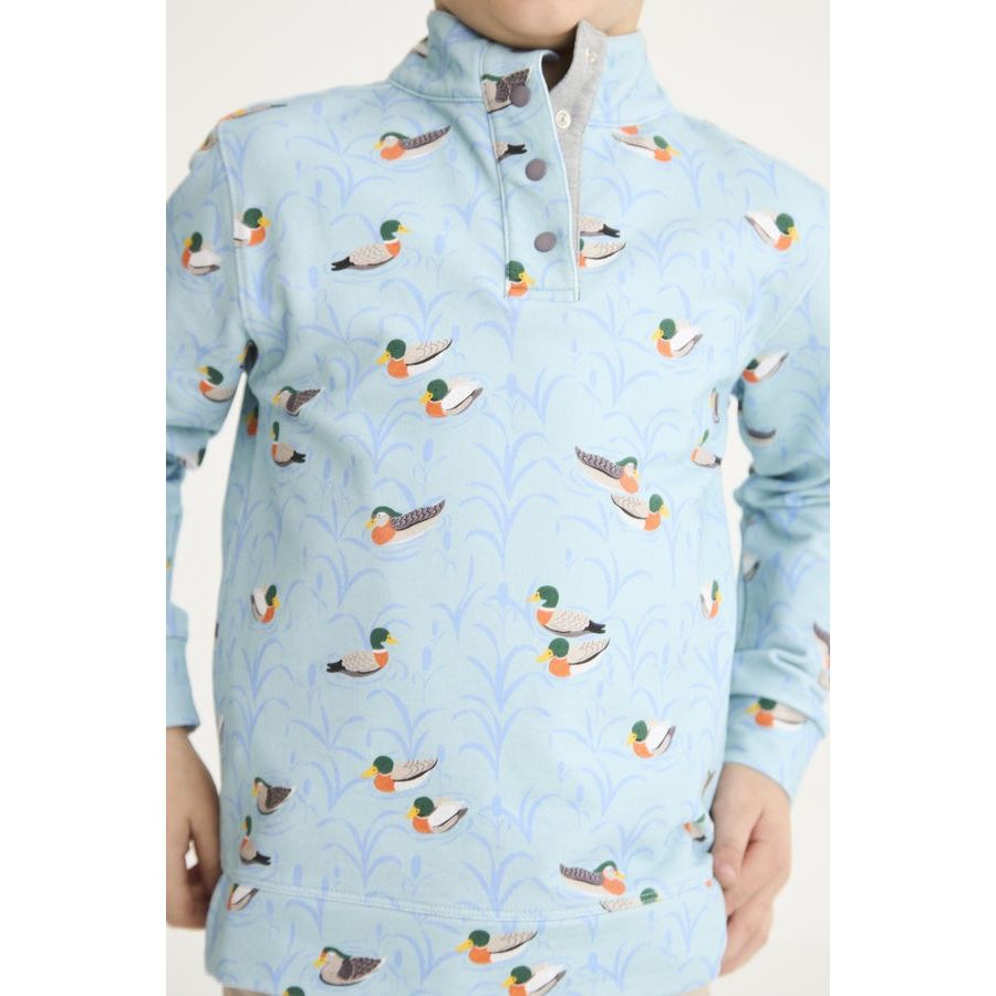 Pendleton Popped Collar - Fine Weather For Ducks with Grantley Gray|11844