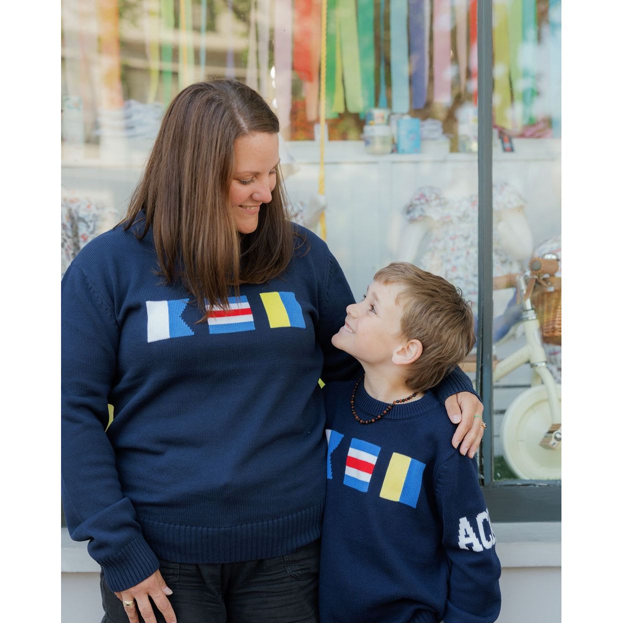 Brant Point Navy Sweater - Youth|11726
