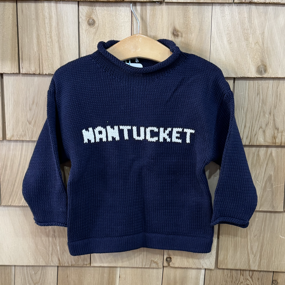 Nantucket Rollneck Sweater - Navy|6337