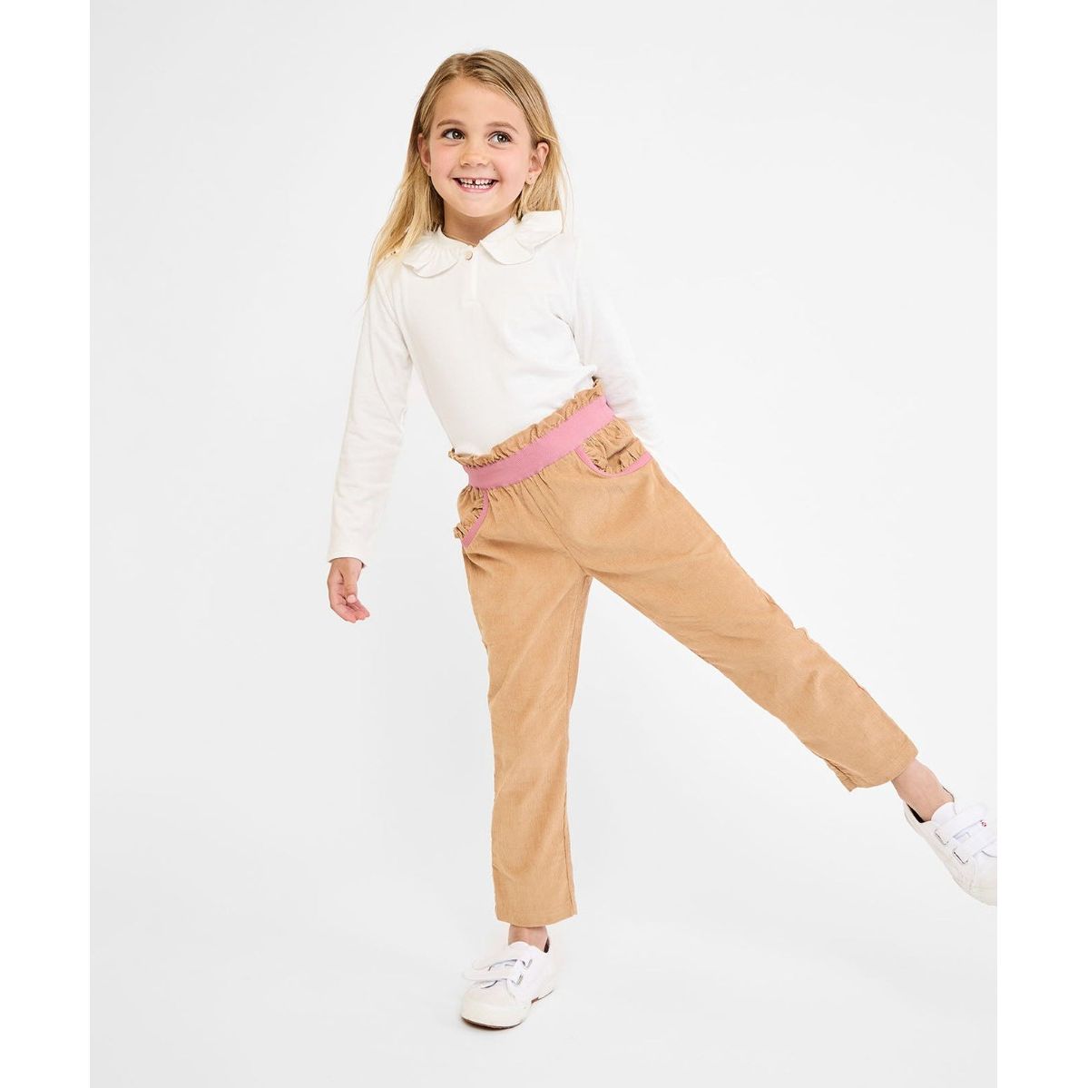 Hen T-Shirt, Vanilla Piping|9022