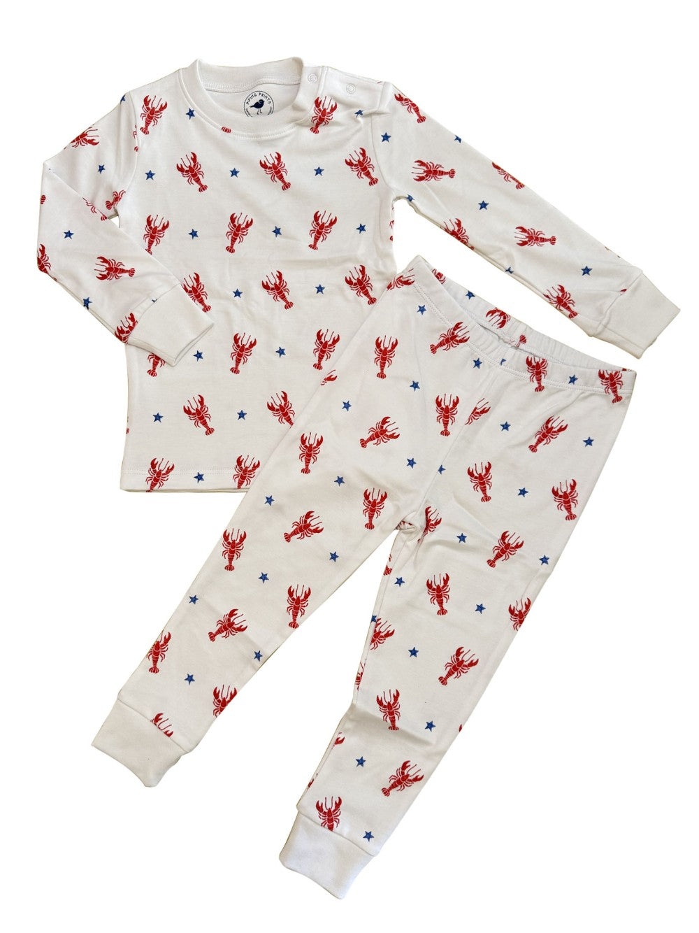 Lobsters + Stars Pajama Set|10040