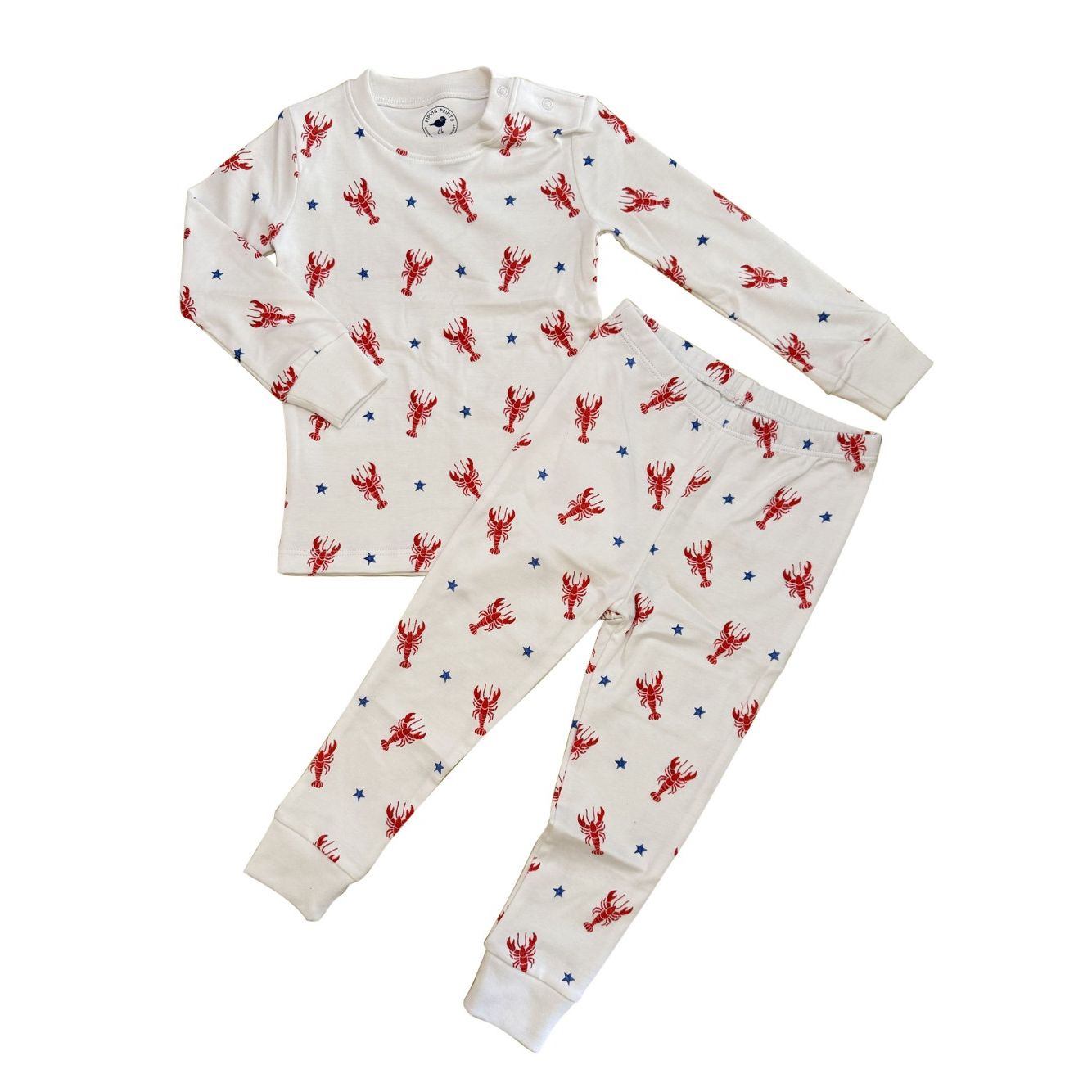 Lobsters + Stars Pajama Set|10040