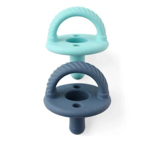 Silicon Soother- Navy/Robins Egg|13327
