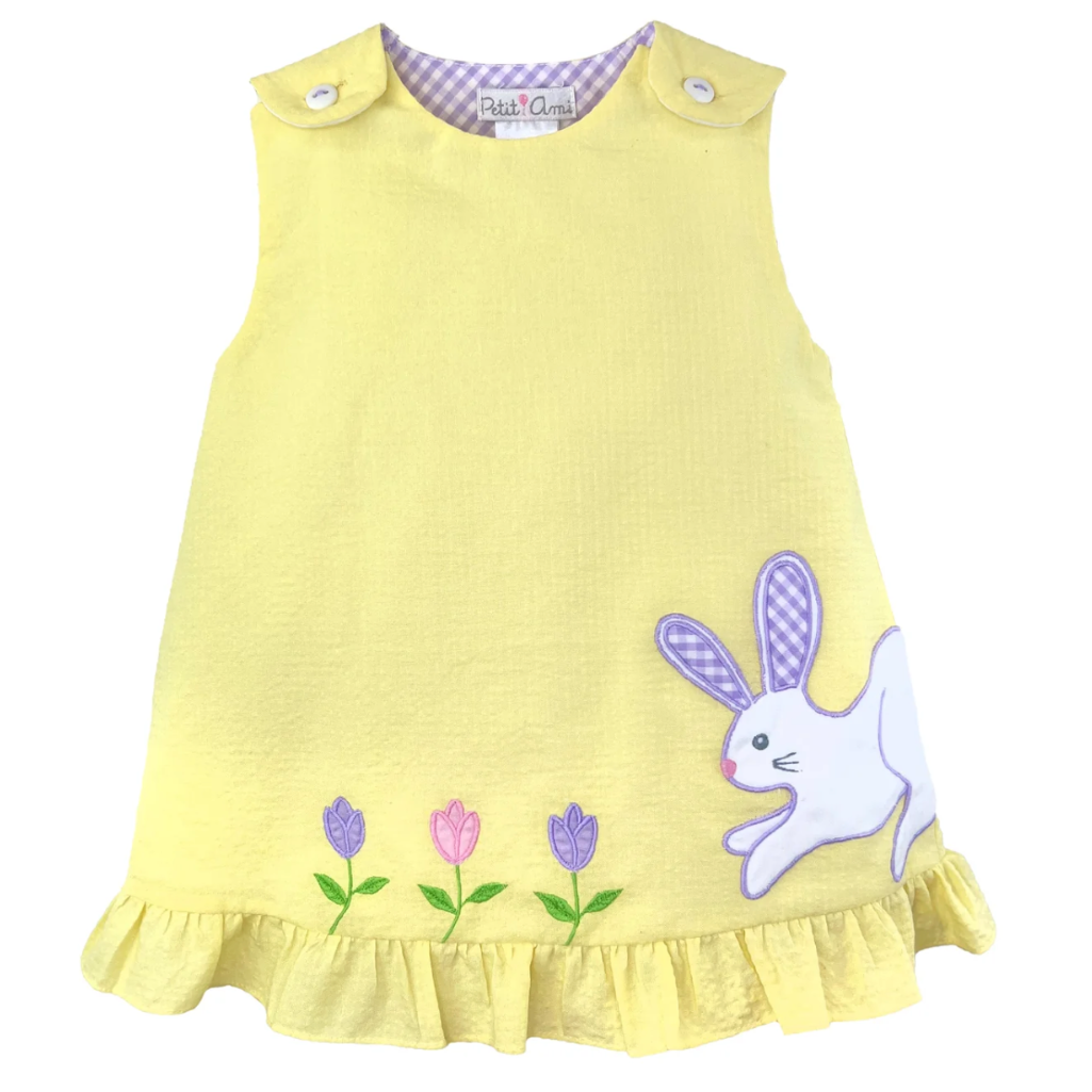 Sun Dress with Bunny + Flower|6520