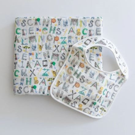 NYC Alphabet Soup Shawl Blanket|6942