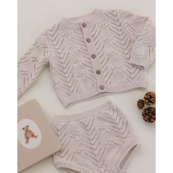 Knit Cardigan - Lilac Mist|12477
