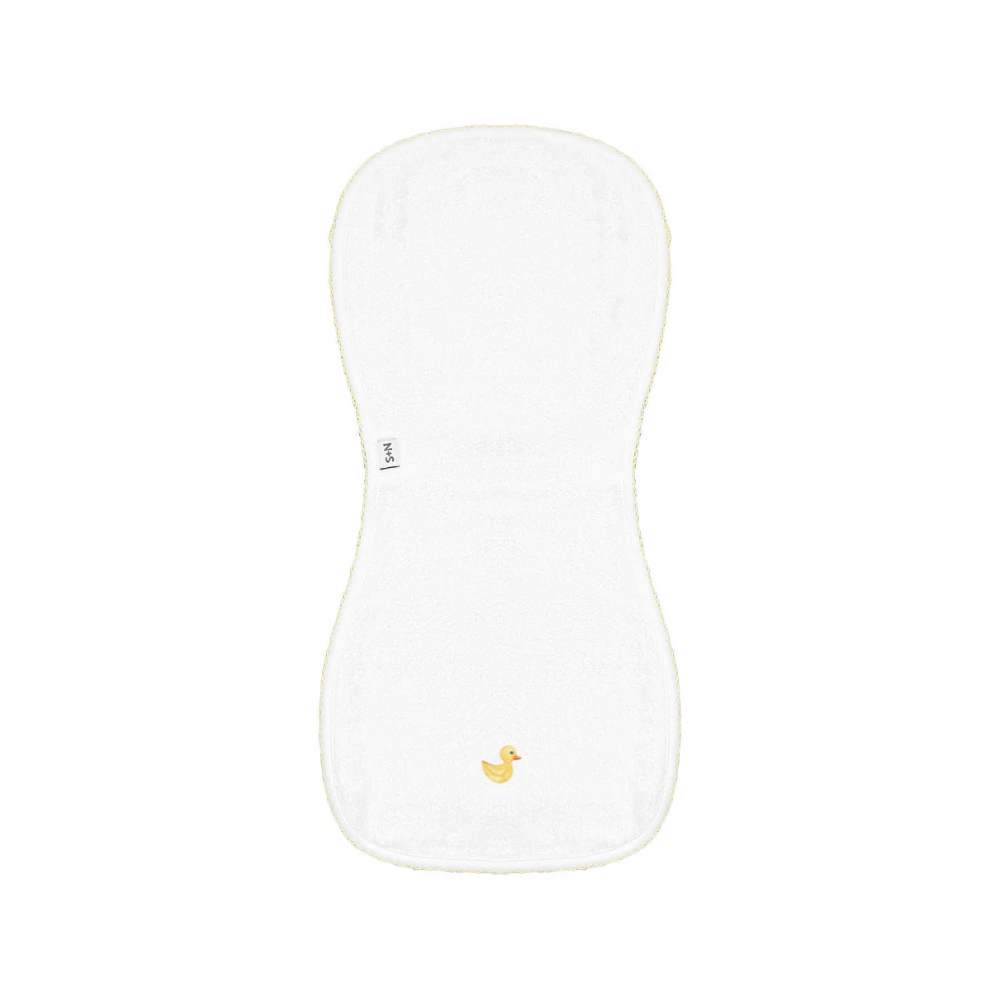 Embroidered Baby Burp Cloth in Little Duckling|11801