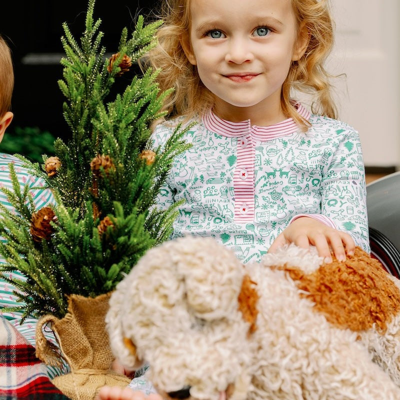 North Pole Kids Henley Pajamas|10320