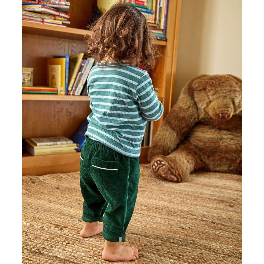Bowie Baby Pant, Forest Corduroy|9360