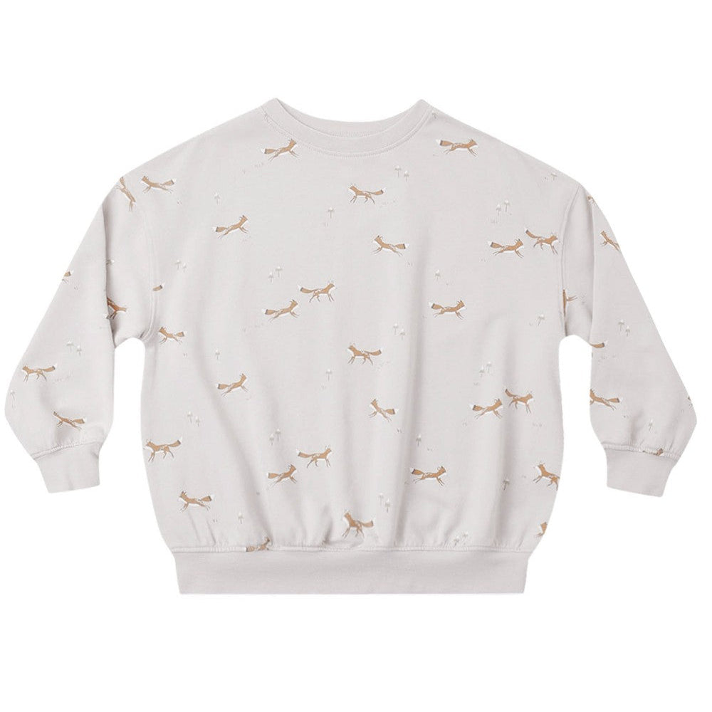 Relaxed Sweatshirt Foxes|11890