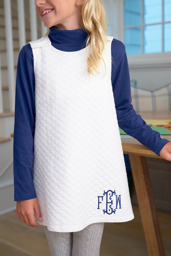 Tatum's Turtleneck Shirt & Onesie - Nantucket Navy|11907