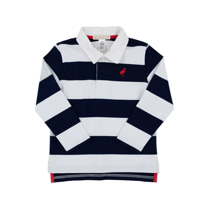 Rollin's Rugby Shirt Nantucket Navy|12797