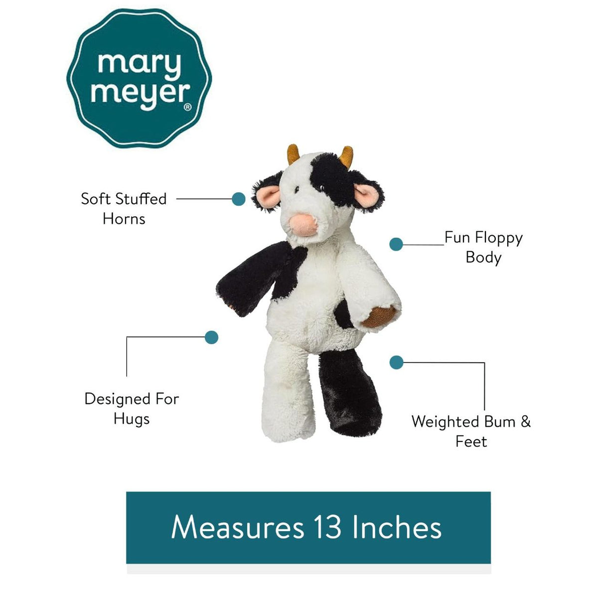 Marshmallow Clyde Cow|12116