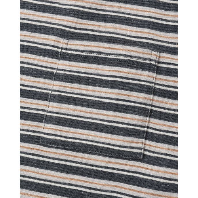 Relaxed Long Sleeve Tee Blue Stripe|12069