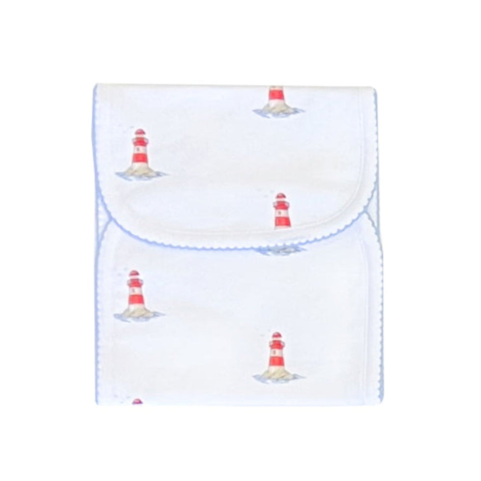 Lighthouse Over The Shoulder Burp Cloth