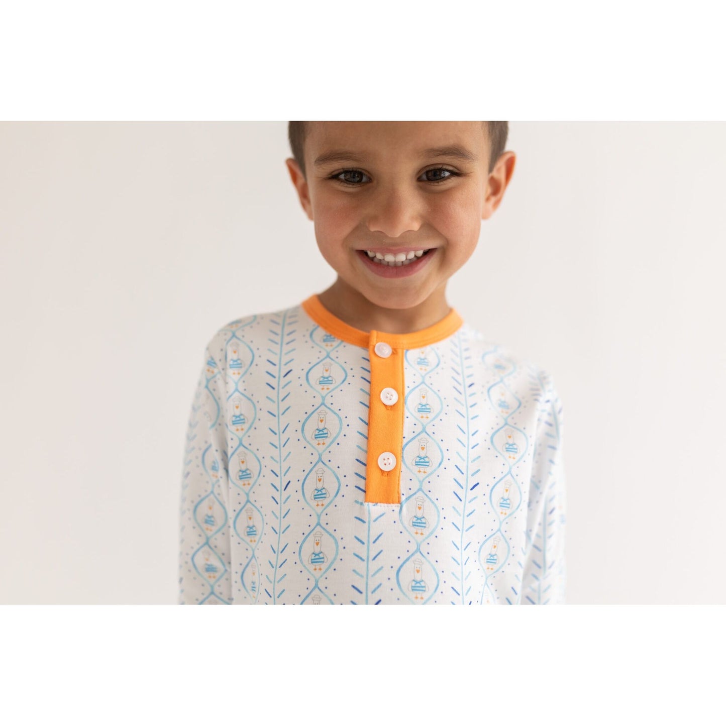 Henley Long Sleeve-Saylor Seagull