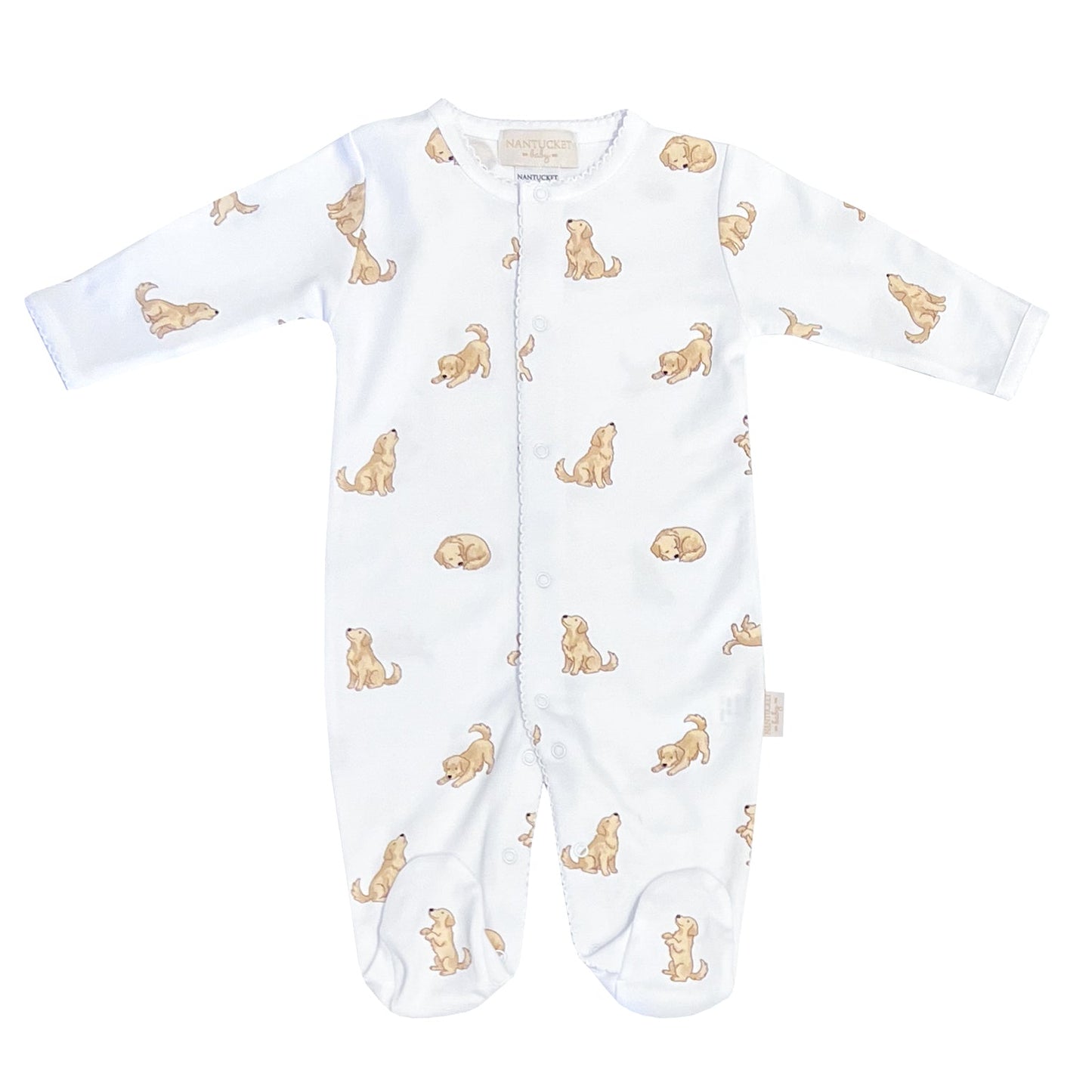 Playful Pups Footed Romper