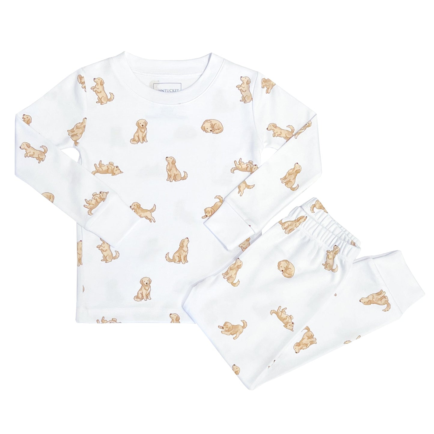 Playful Pups Pima Jammies 2-Piece Set