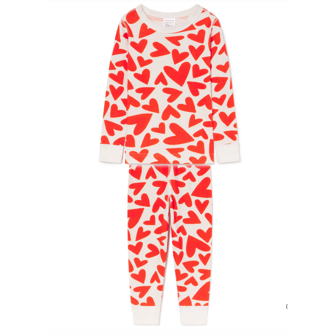 Red Love Heart PJs