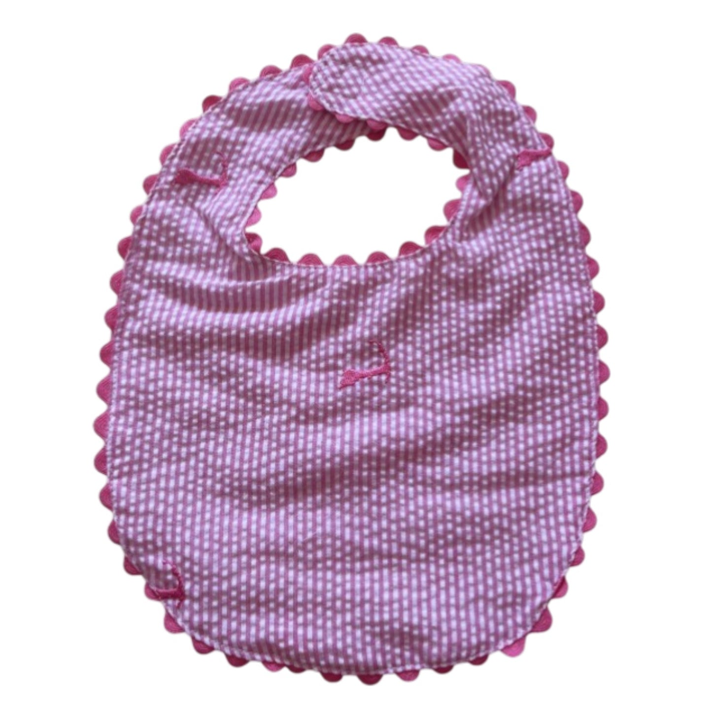 Pink Seersucker with Cape Cod Bib