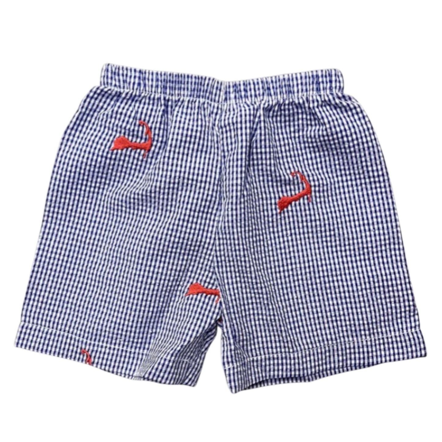 Red Gingham Cape Cod Shorts