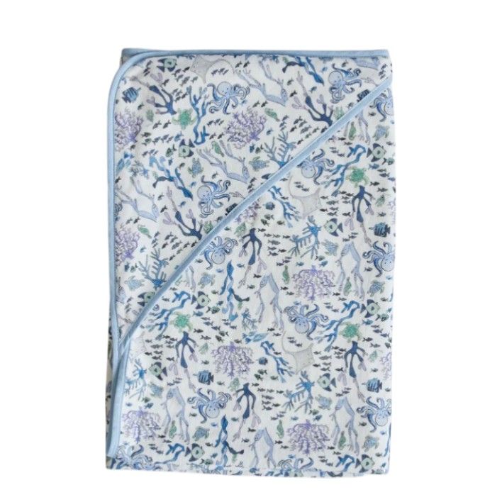 Coral Reef Hooded Bath Towel