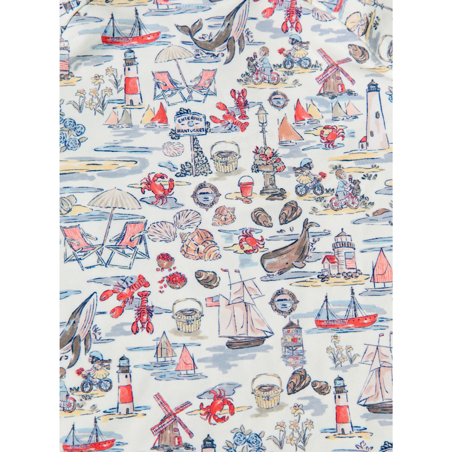 Nantucket Zipper One-Piece Pajama - Voyager's Lens
