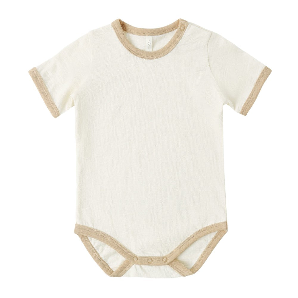 Ringer Bodysuit Butterscotch|10619