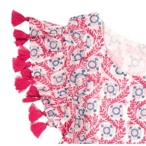 Sophie Tassel Dress- Jaipur Bloom|11769