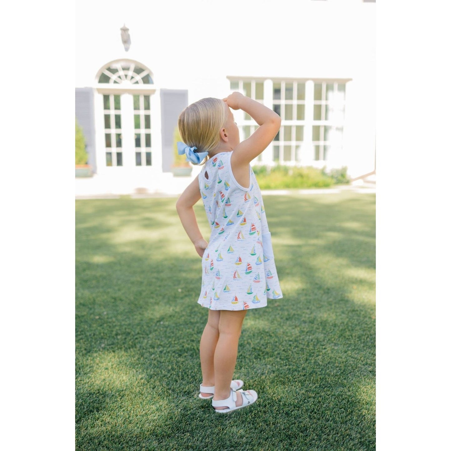 Yacht Sleeveless Dress|10908
