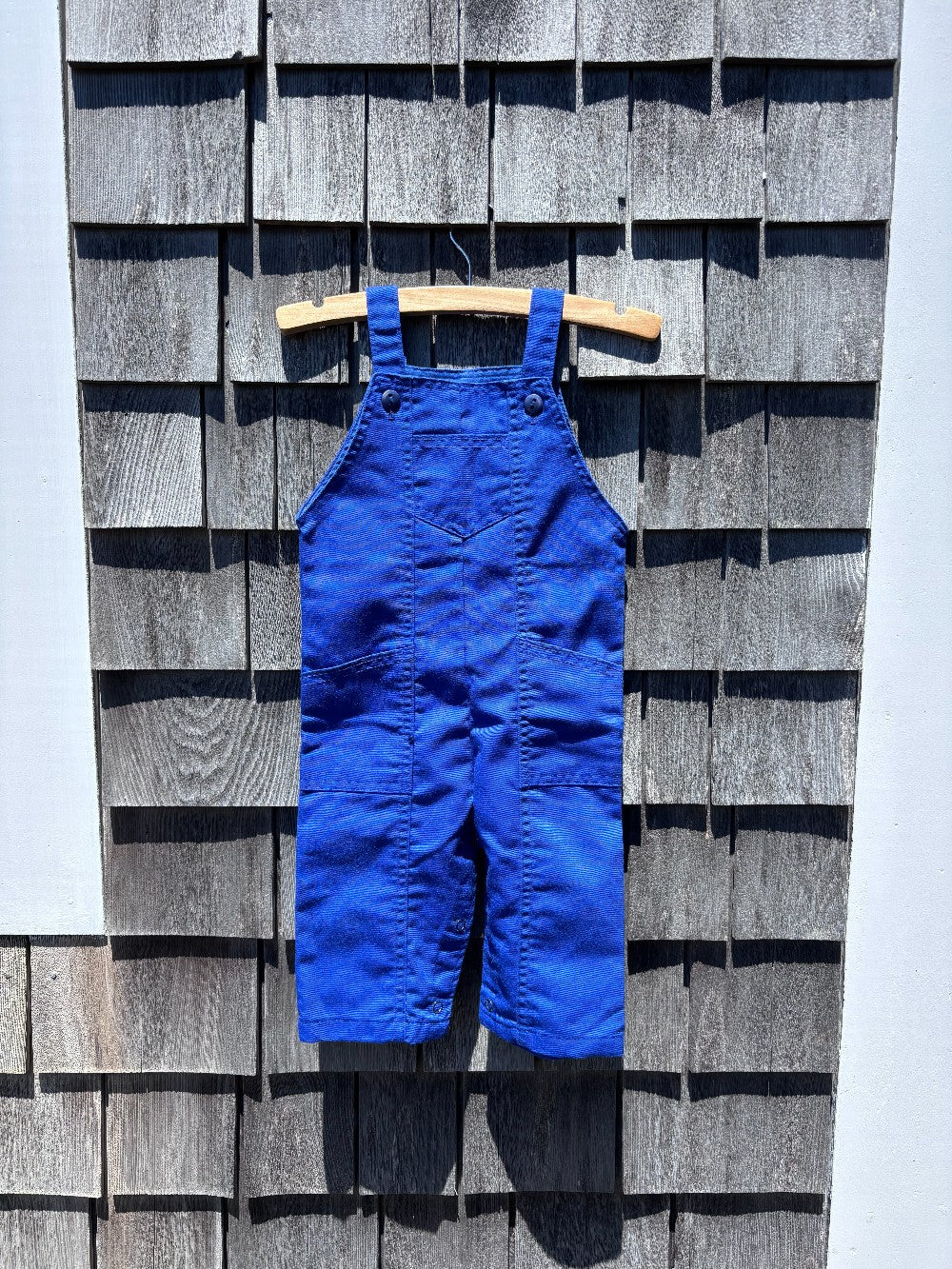 Vintage French Blue Work Shirt Overalls|11818
