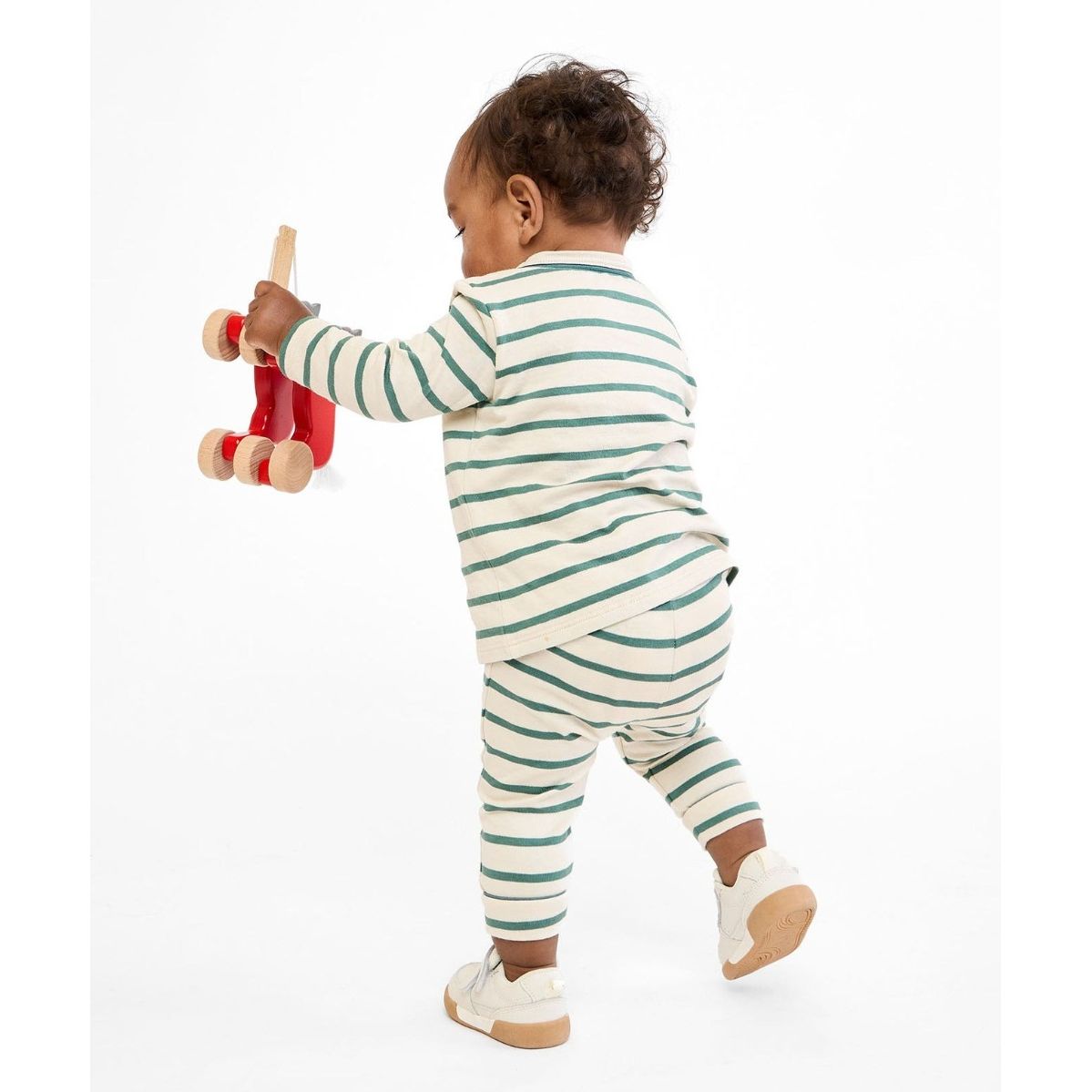 Andy Baby Legging, Pine Stripe|9387