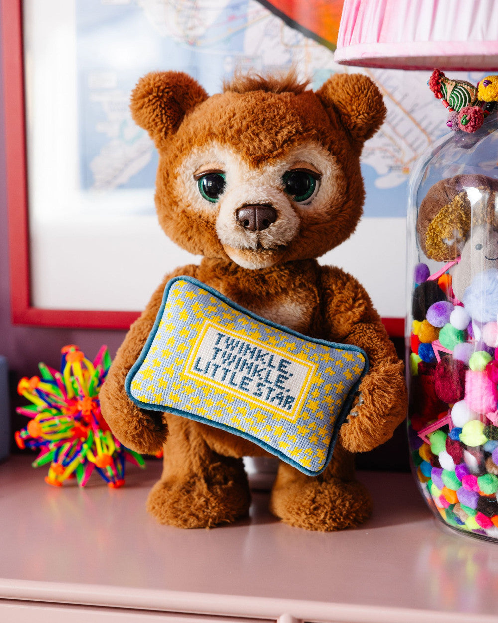 Twinkle Twinkle Mini Needlepoint Pillow|13541