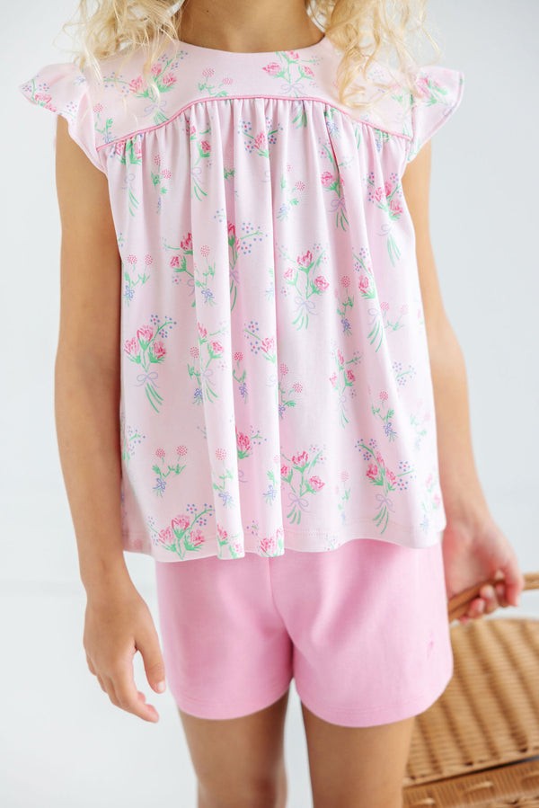 Shipley Shorts - Hamptons Hot Pink/Worth Ave White|11715