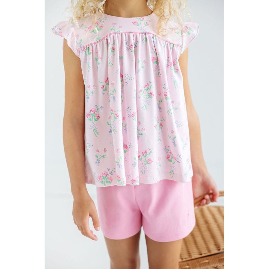 Shipley Shorts - Hamptons Hot Pink/Worth Ave White|11715
