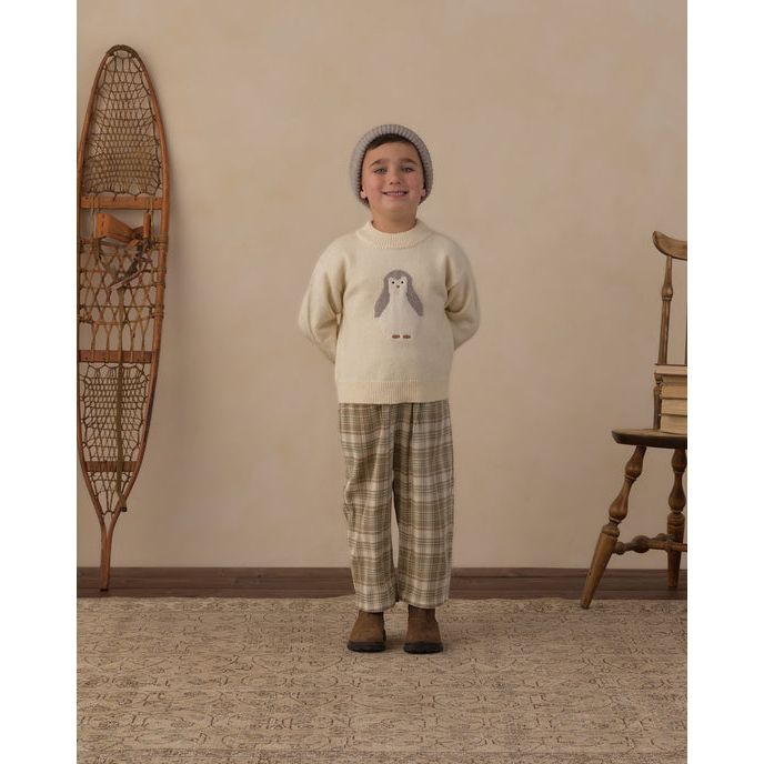 Palmer Pant Olive Dobby Plaid