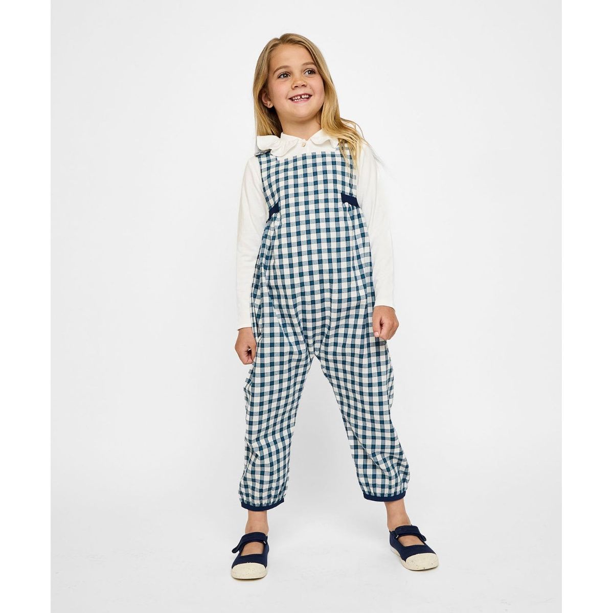 Scout Overall, Blue Picnic Check|9037