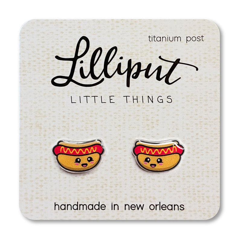 Hot Dog Earrings