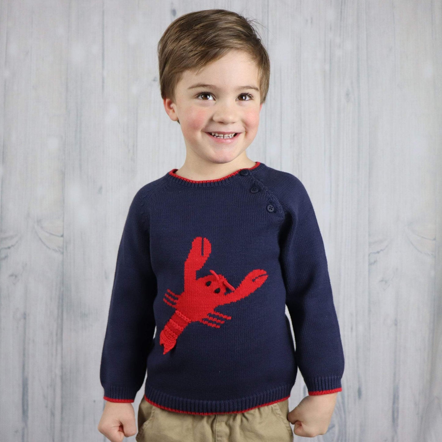 Lobster knit sweater