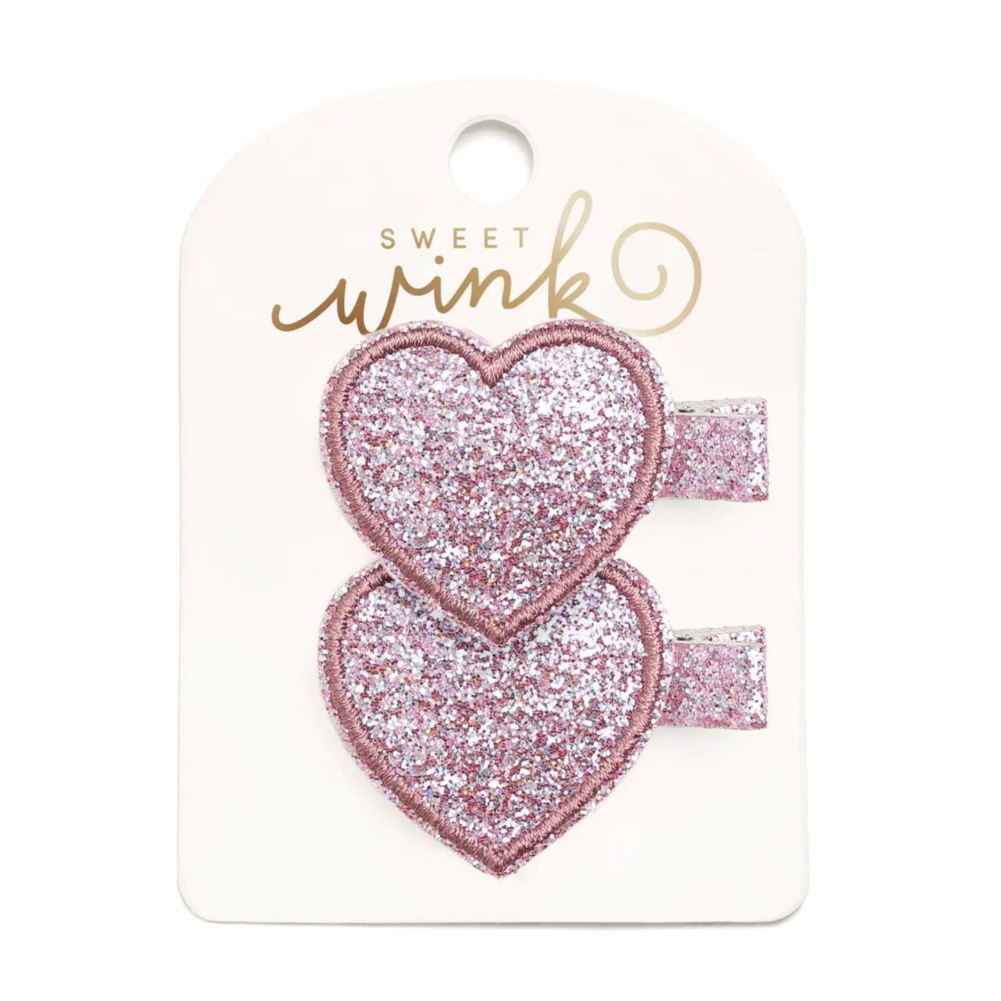 Pink Heart Hair Clip