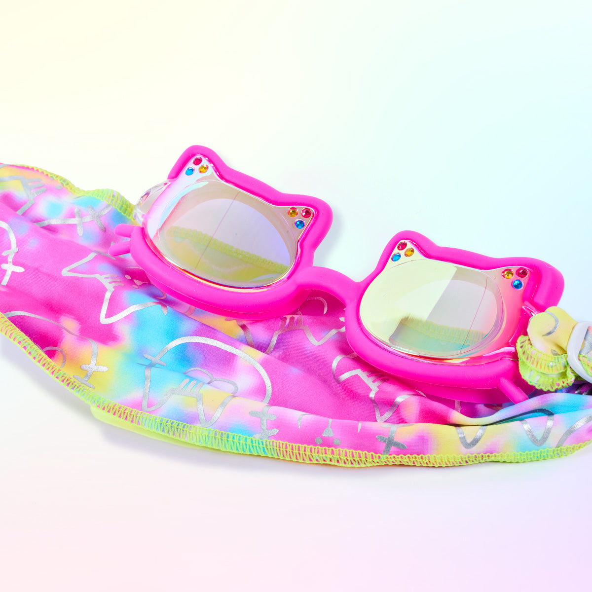 Soft paw Goggles-Fuzzy Pink