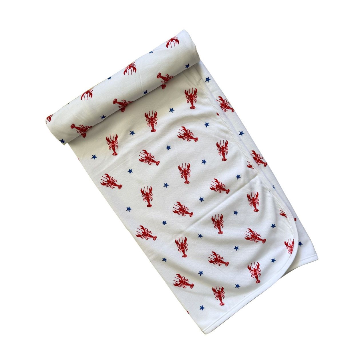 Lobsters + Stars Baby Blanket|10098