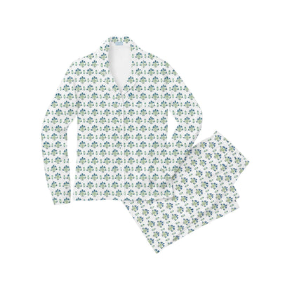 Posy Floral Block Women’s Long Pajama Set